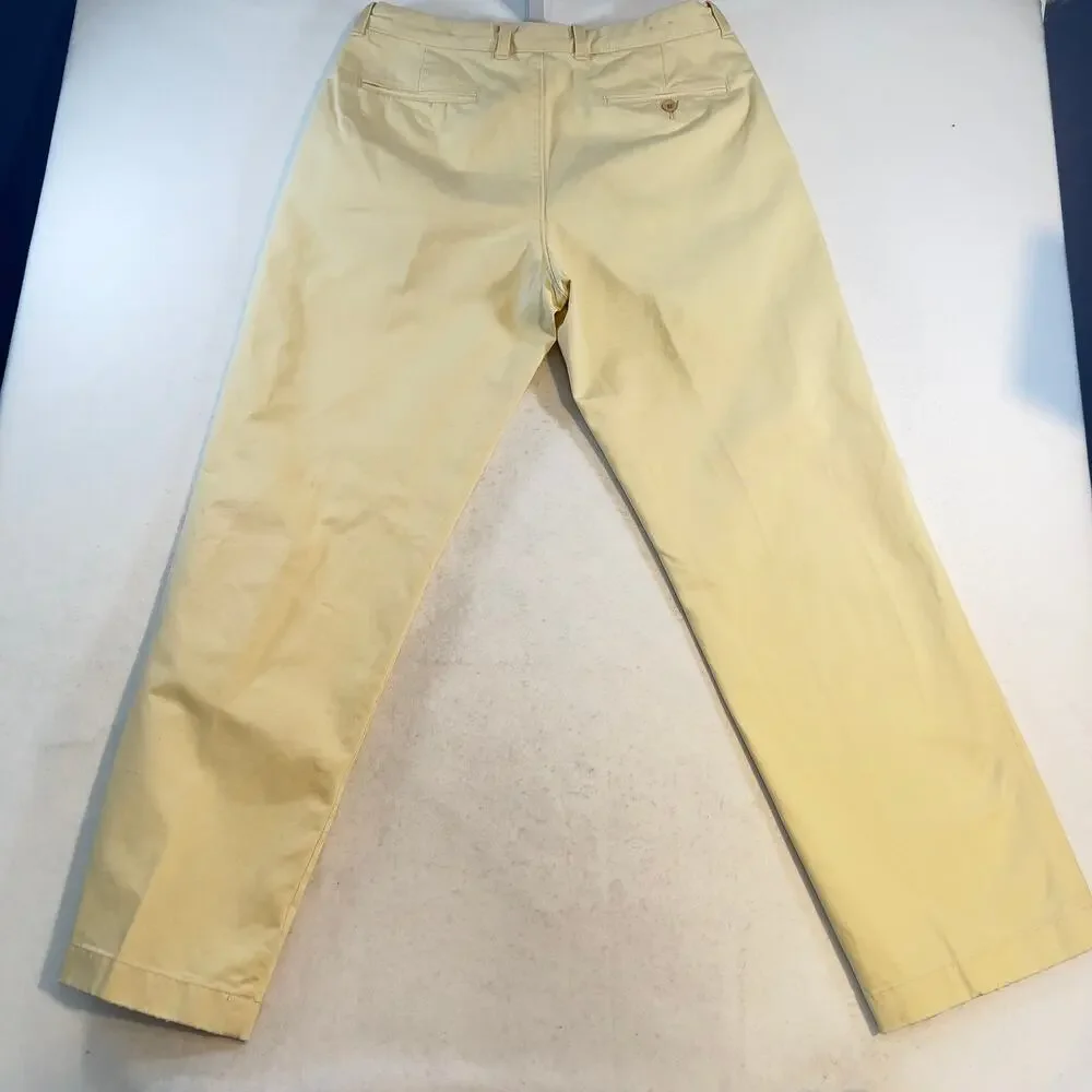 J. Crew Pale Yellow Men’s Chinos